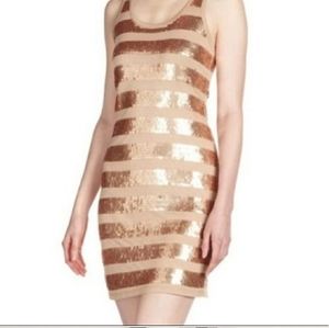 Michael Kors Rose Gold Sequin Dress